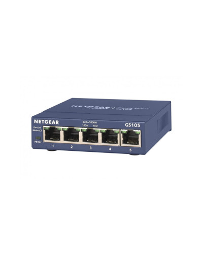 Switch Ethernet Gigabit con 5 Puertos 10/100/1000Mbps GS105 NETGEAR